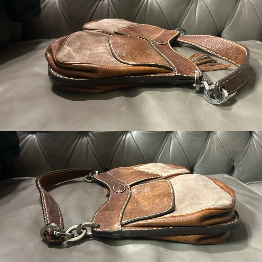 💥SOLD💥 Tod's Leather and Suede Shoulder Bag - Picture 9 of 15